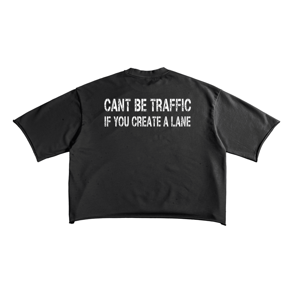 French Terry Raw Edge T-Shirt