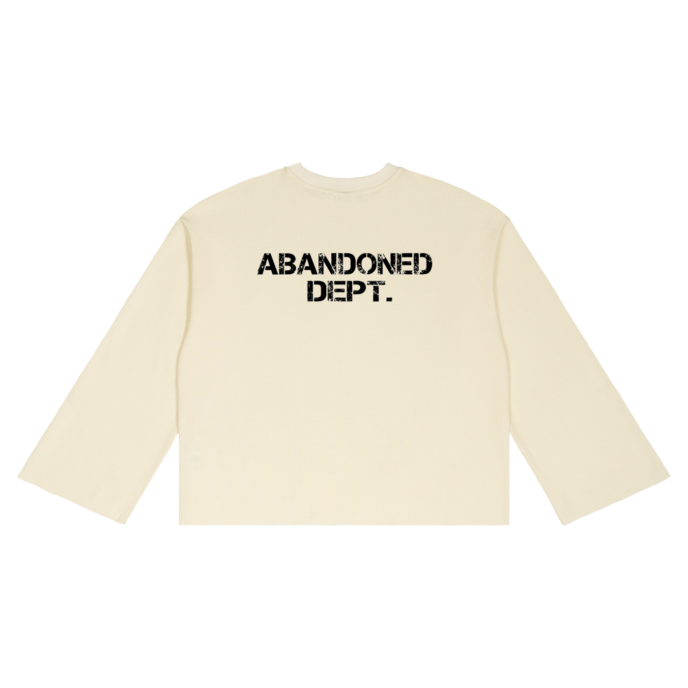 Unisex Waffle Raw Edge T-Shirt