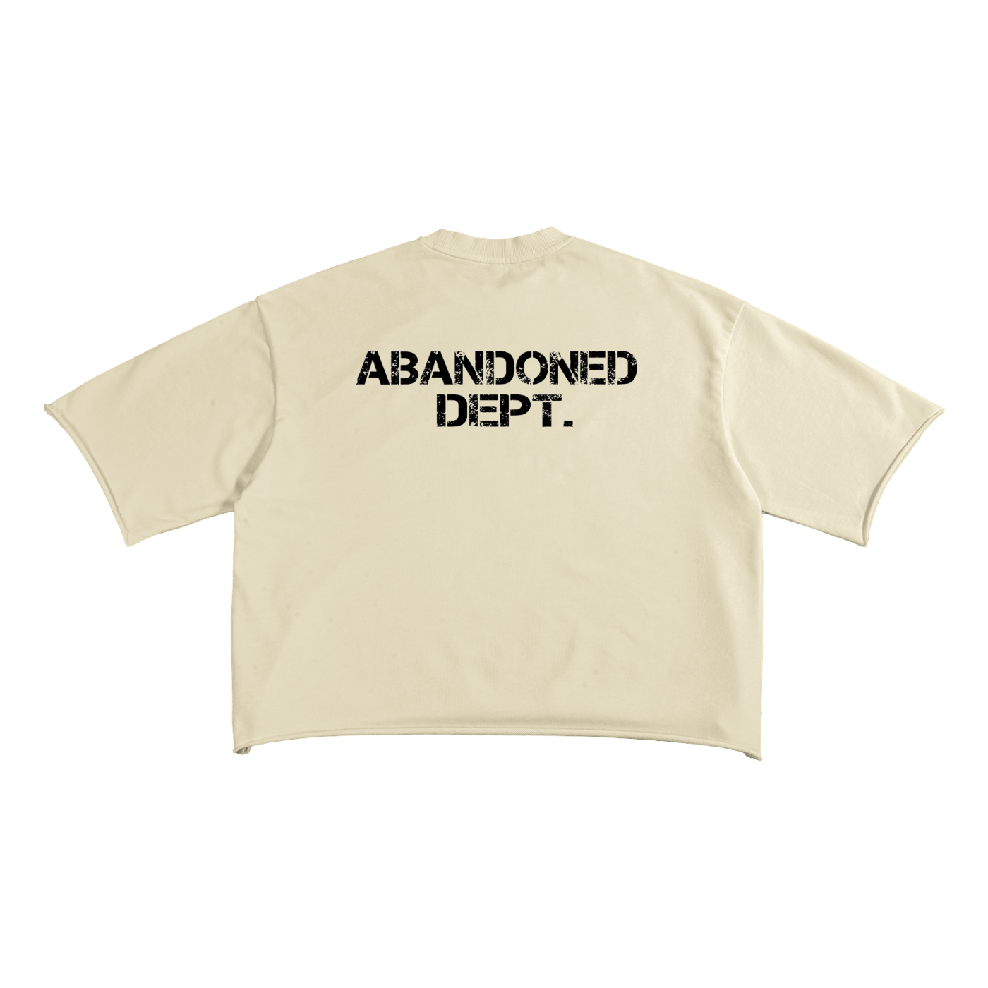 French Terry Raw Edge T-Shirt