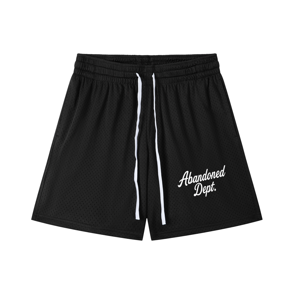 Mesh Drawstring Shorts