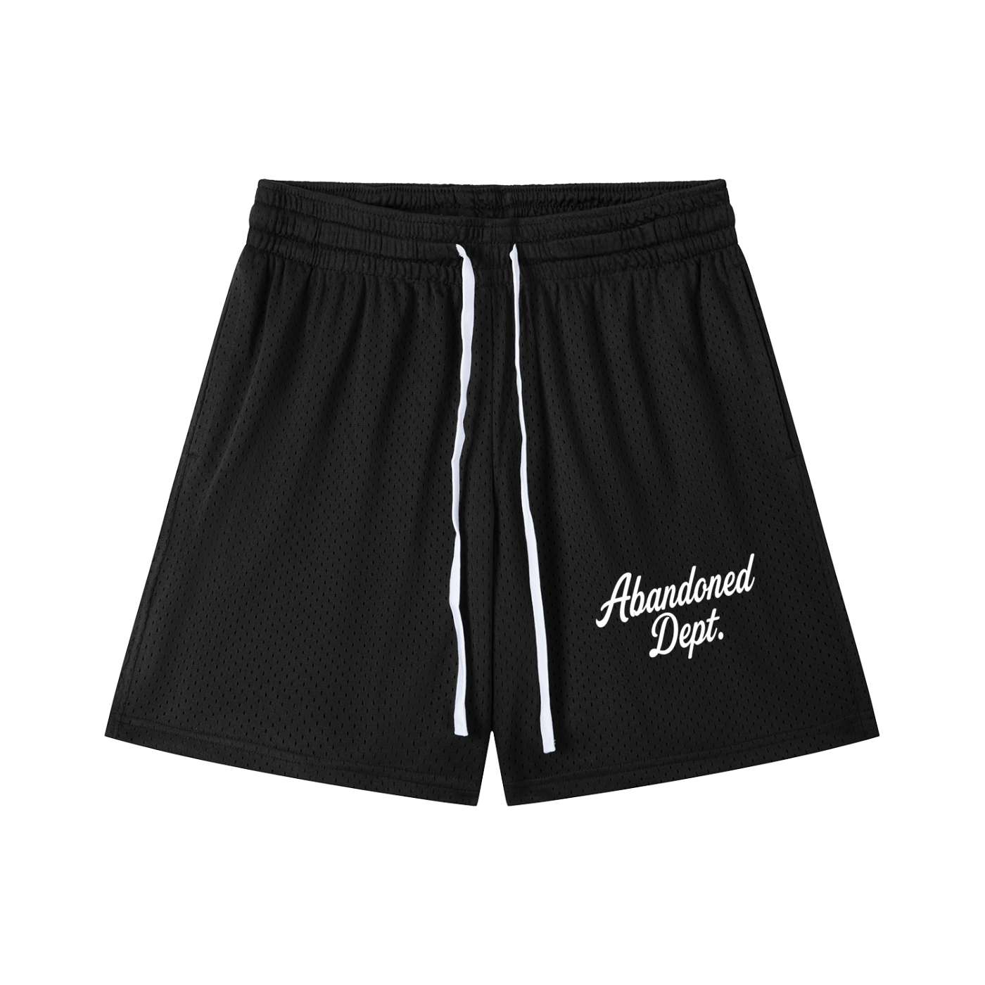 Mesh Drawstring Shorts
