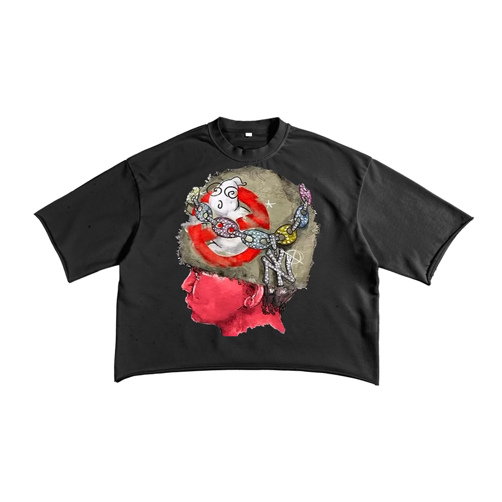 French Terry Raw Edge T-Shirt