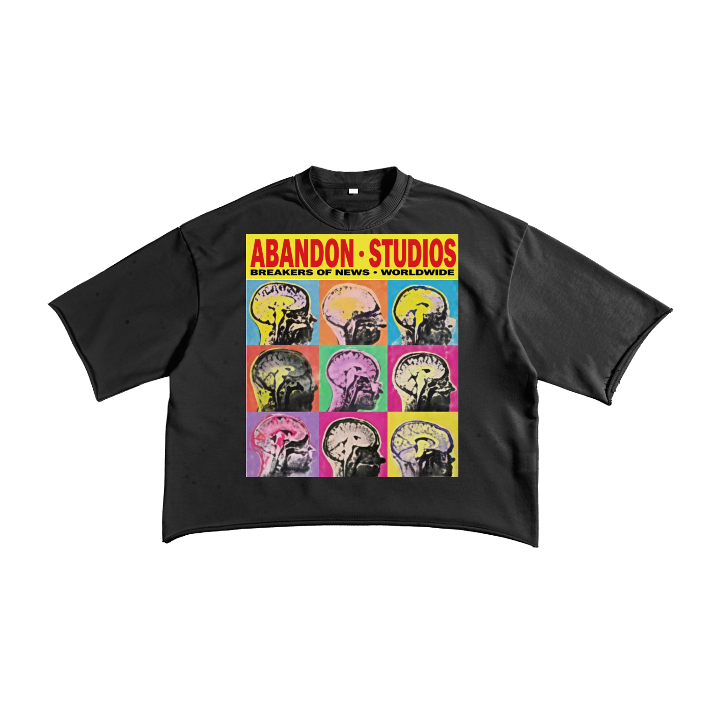 French Terry Raw Edge T-Shirt